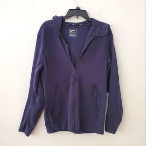 Nike Navy Tech Pack Knit  Hooded Full Zip Jacket  Sz. S